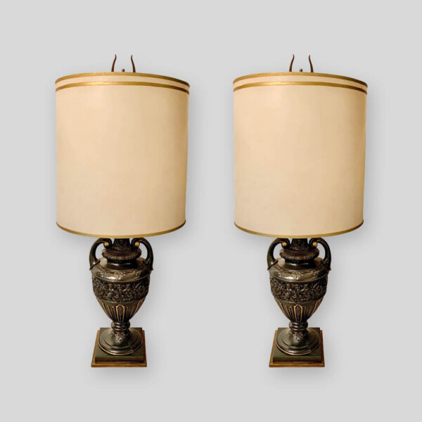 Paire de lampes 19e