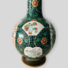 Pied de lampe en porcelaine 19e Chine